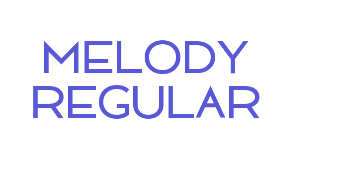 Melody Regular Font