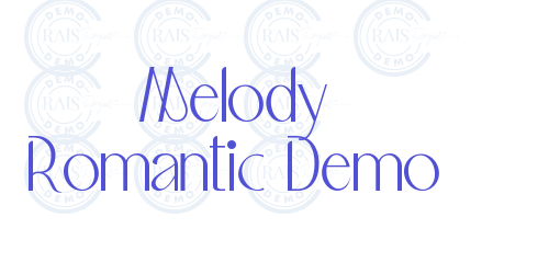 Melody Romantic Demo-font-download