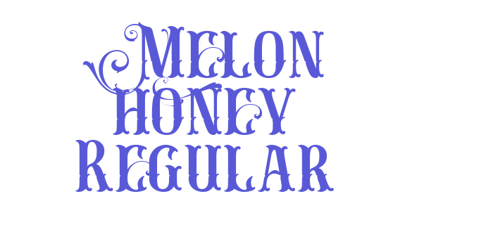 Melon honey Regular Font Download