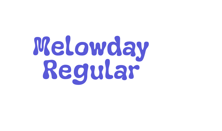 Melowday Regular Font Download