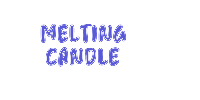 Melting Candle Font Download