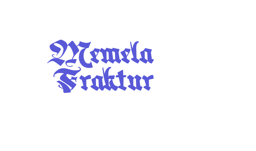 Memela Fraktur Font