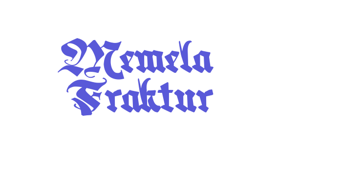 Memela Fraktur Font Download