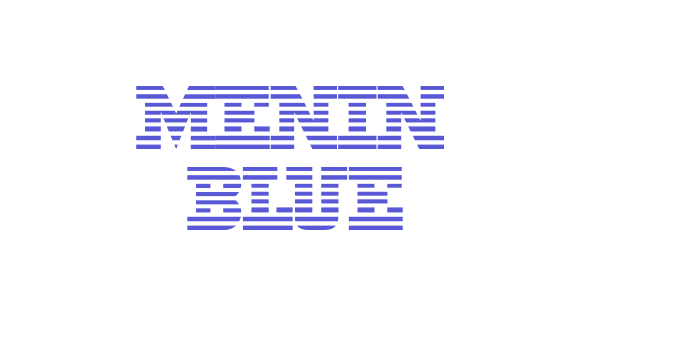 Menin Blue Font Download