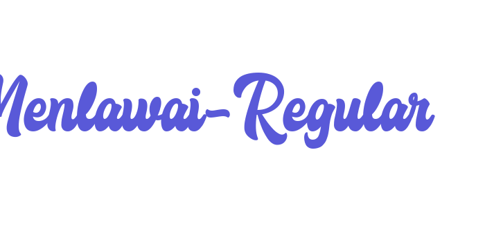 Menlawai-Regular Font Download