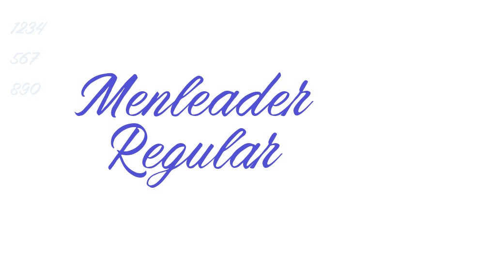 Menleader Regular-font-download