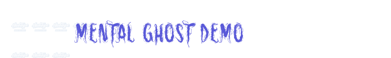 Mental Ghost Demo font