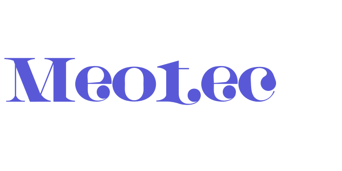 Meotec Font Download