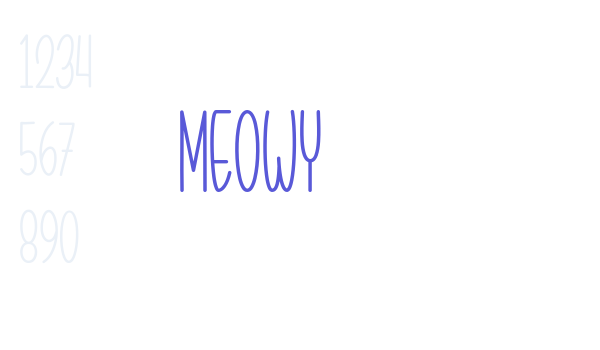 Meowy Font