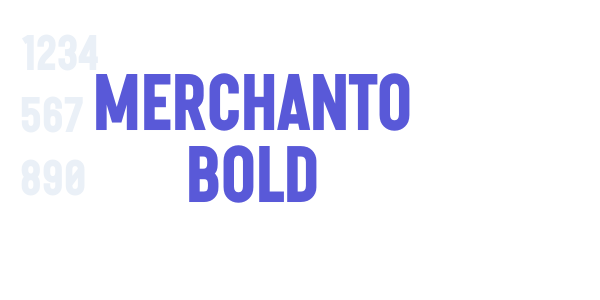 Merchanto BOLD font free