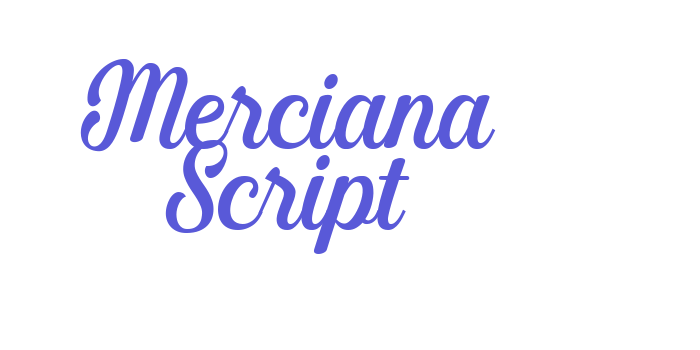 Merciana Script Font Download