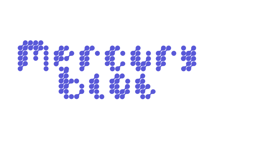 Mercury Blob Font Download