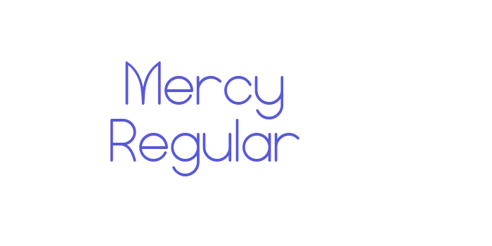 Mercy Regular Font Download