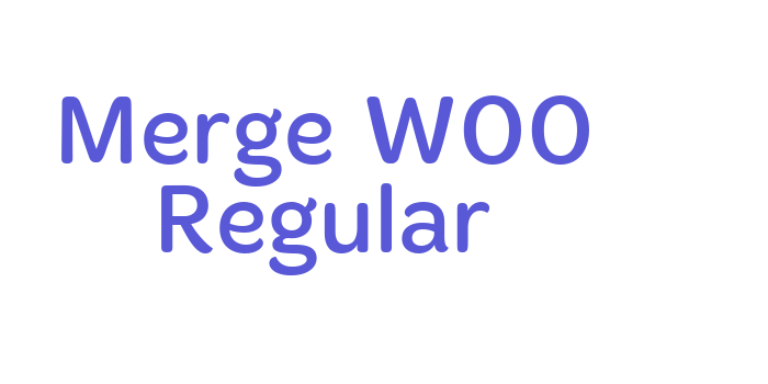 Merge W00 Regular Font Download