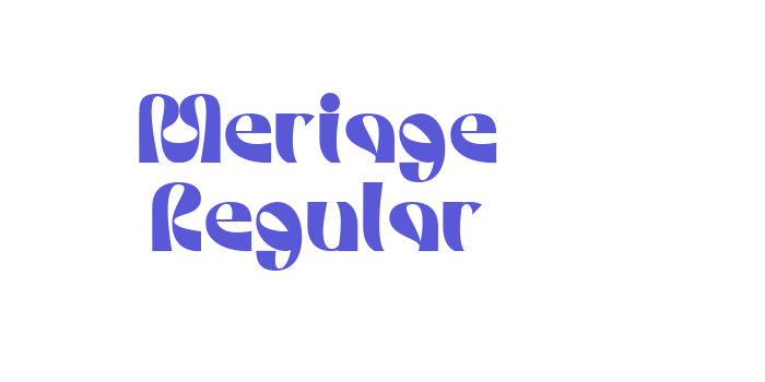 Meriage Regular Font Download