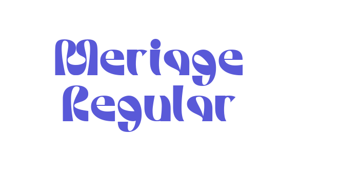 Meriage Regular Font