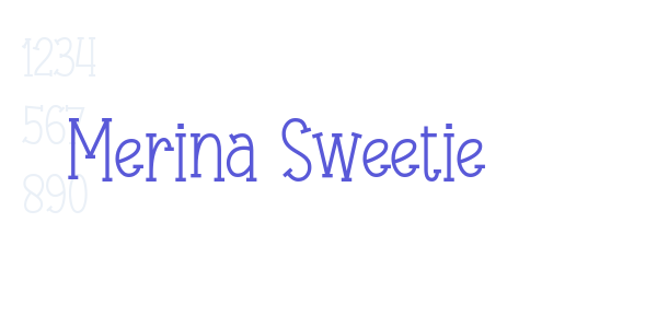 Merina Sweetie font free