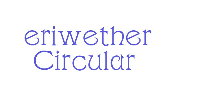 Download Meriwether Circular NF Font