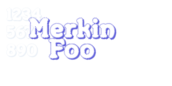 Merkin Foo font free