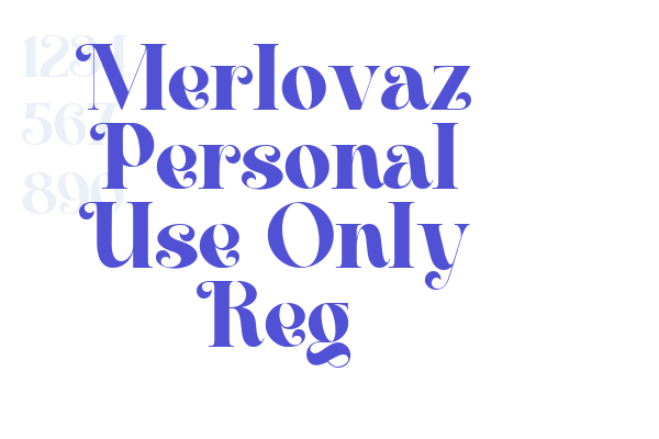 Merlovaz Personal Use Only Reg