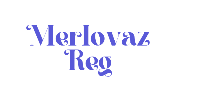 Merlovaz Reg Font Download