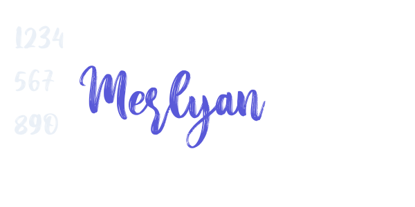 Merlyan font