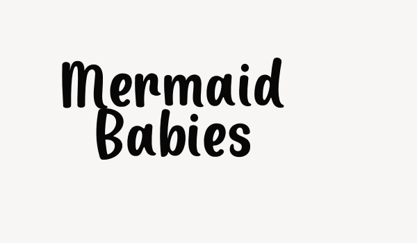 Mermaid Babies Font