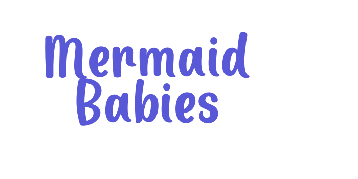 Mermaid Babies Font