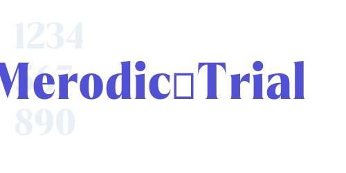 Merodic-Trial-font-download