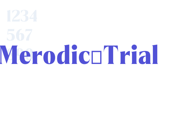 Merodic-Trial