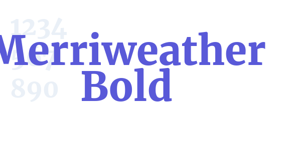 Merriweather Bold font free