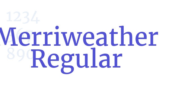 Merriweather Regular font download