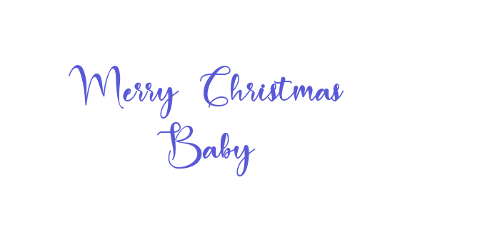 Merry Christmas Baby Font Download