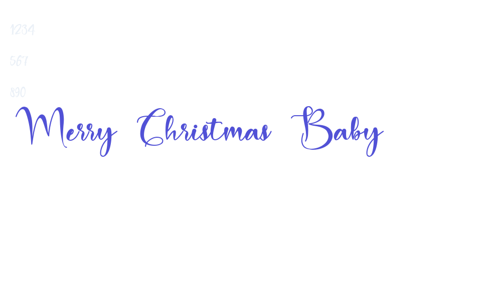 Merry Christmas Baby-font-download