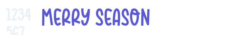 Merry Season font