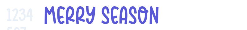 Merry Season font