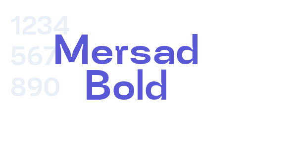 Mersad Bold font