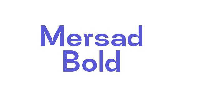 Download Mersad Bold Font