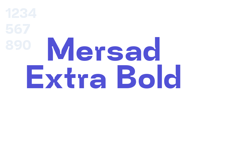 Mersad Extra Bold-font-download