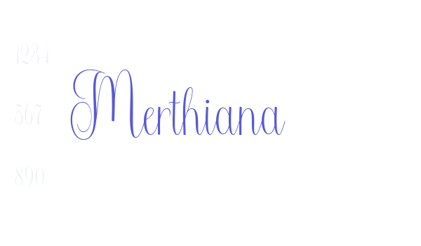 Merthiana Font