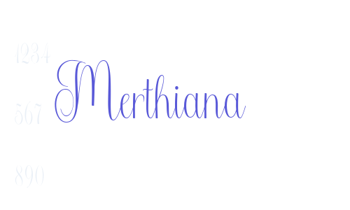 Merthiana Font Download