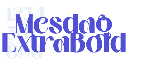 Mesdag ExtraBold-font-download