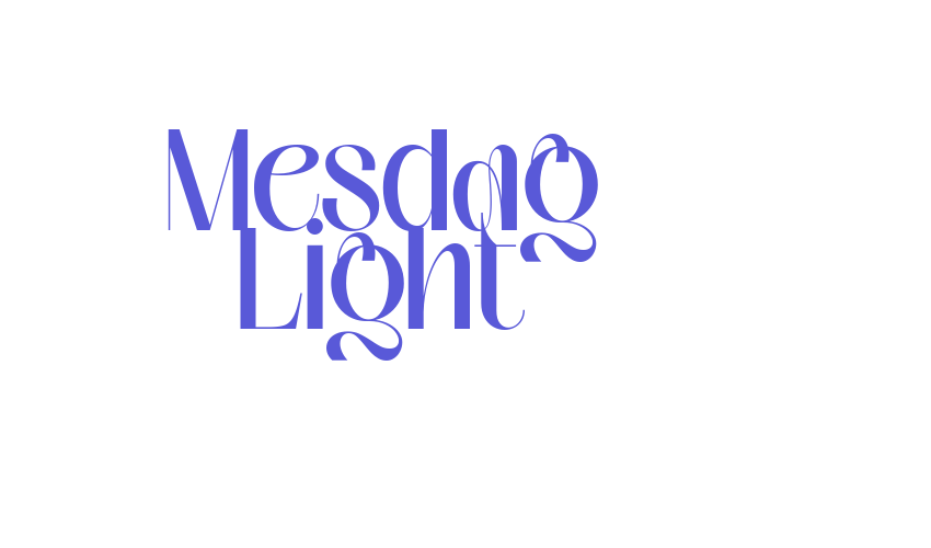 Mesdag Light Font Download