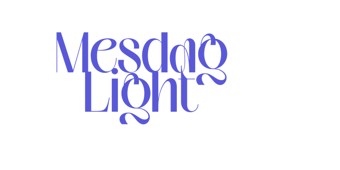 Mesdag Light Font Download