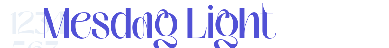 Mesdag Light-font