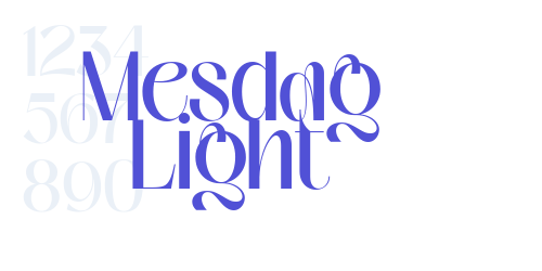 Mesdag Light-font-download