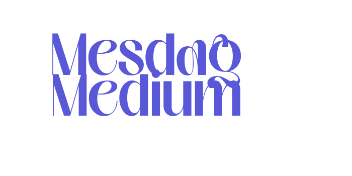 Mesdag Medium Font Download