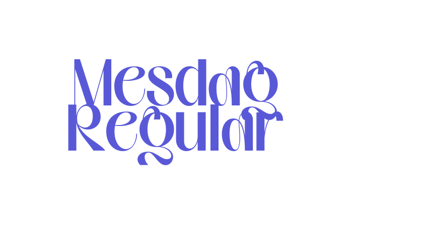 Mesdag Regular Font Download