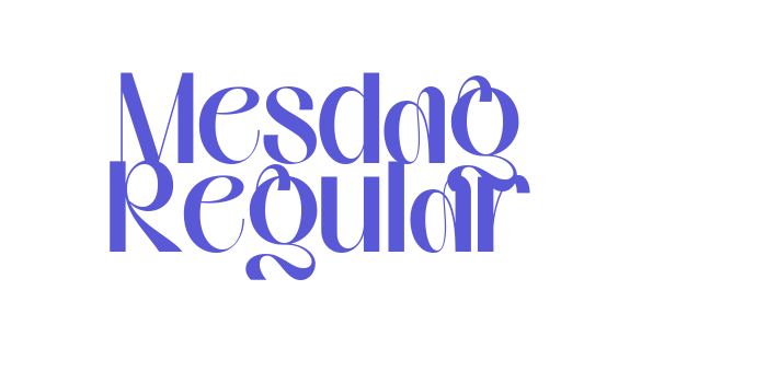 Mesdag Regular Font Download