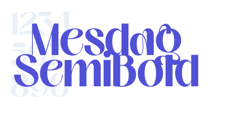 Mesdag SemiBold-font-download